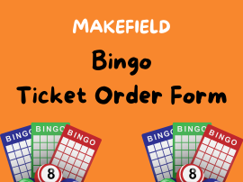  Makefield Bingo Ticket Order Form
